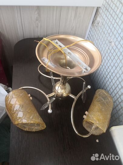 Люстра потолочная бу