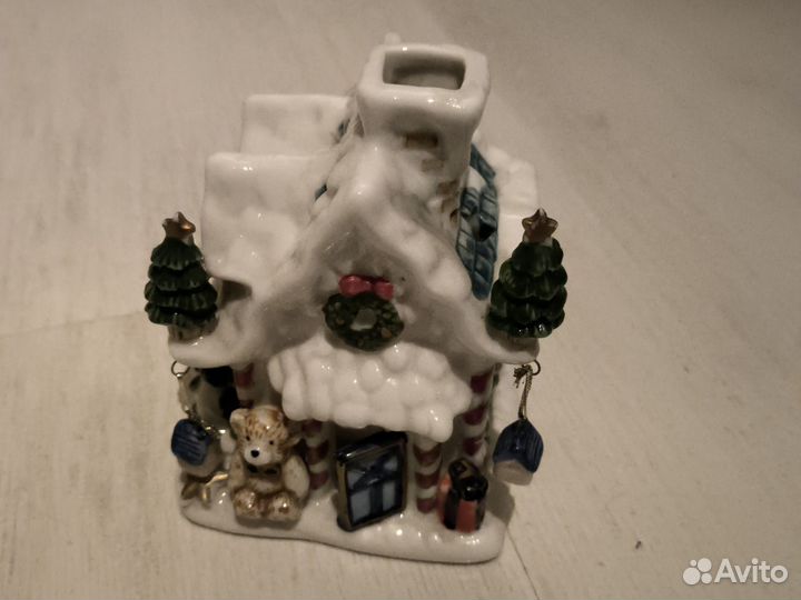 Фарфоровый домик - светильник