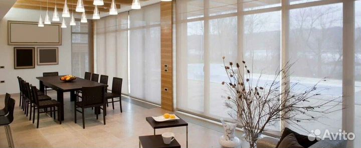 Рулонные шторы на ручном управлении