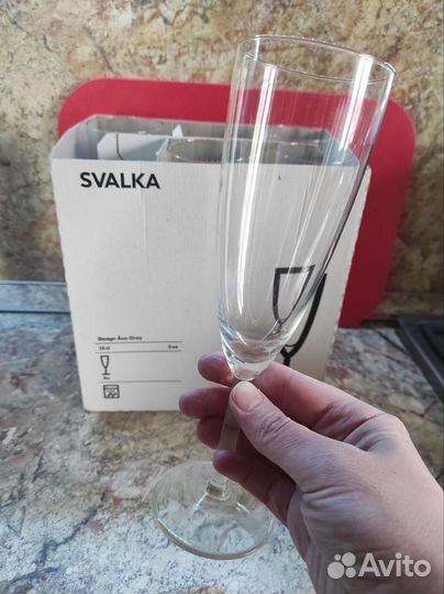 Бокалы икеа svalka (свальк)