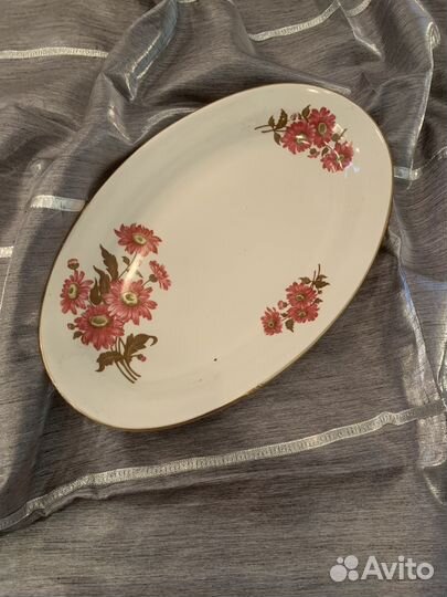 Овальное блюдо СССР