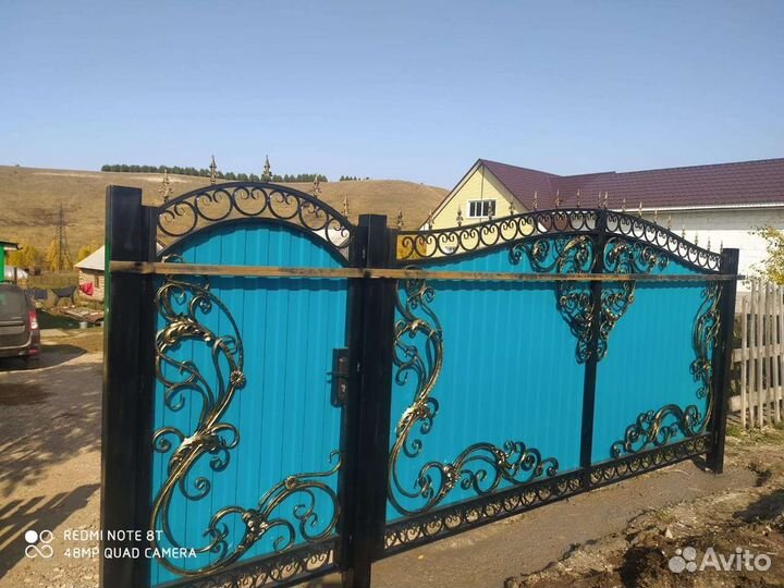 Ворота кованые
