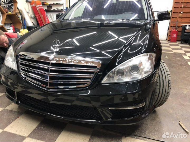 Тюнинг рестайлинга Mercedes S class W221 S63 AMG