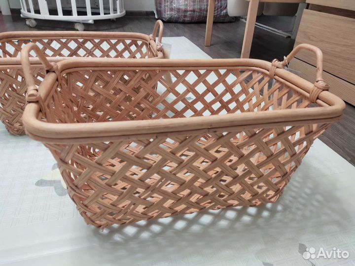 Корзина плетеная большая IKEA новая