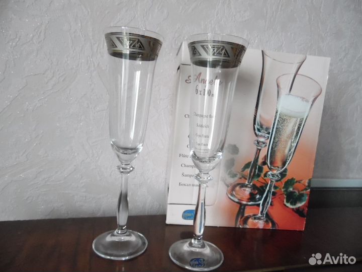 Бокалы новые Чехия
