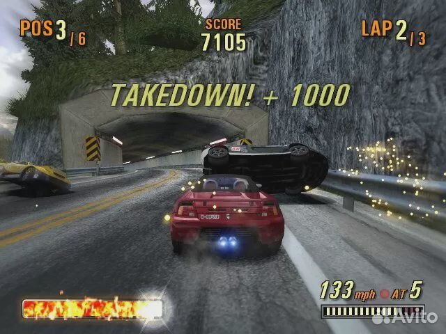 Игры PS2 Burnout 3: Takedown