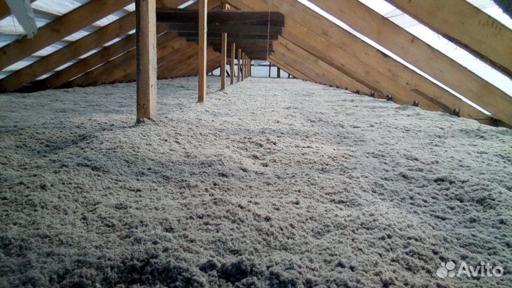 Натуральный целлюлозный утеплитель