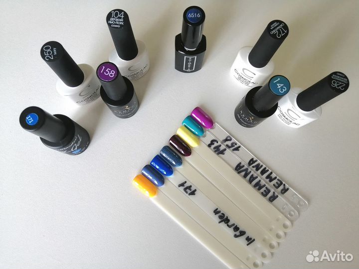 Материалы для маникюра разные