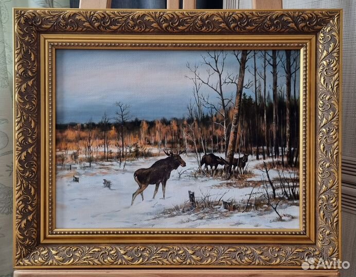 Картина маслом на холсте