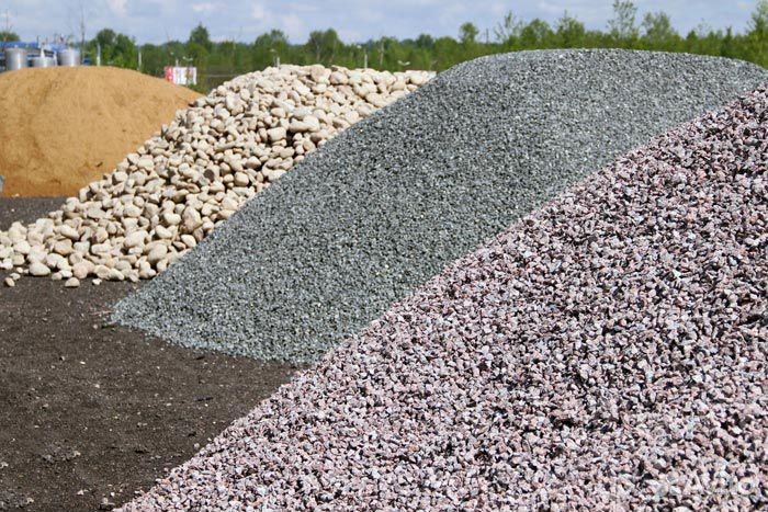 Щебень песок грунт