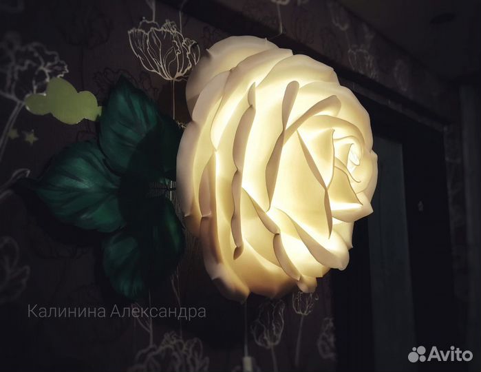 Ростовые, большие цветы ручной работы
