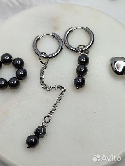 Колье Чокер Серьги Конго трансформеры с подвесками