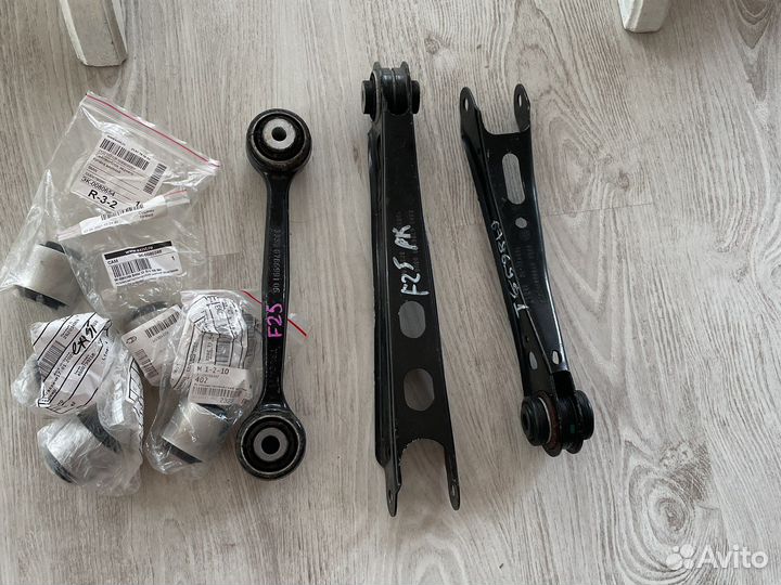 Задние рычаги и салентблоки BMW F25