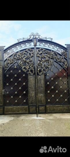 Ворота кованые