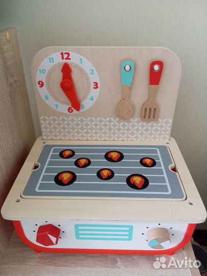 Детская деревянная плита/барбекю/кухня