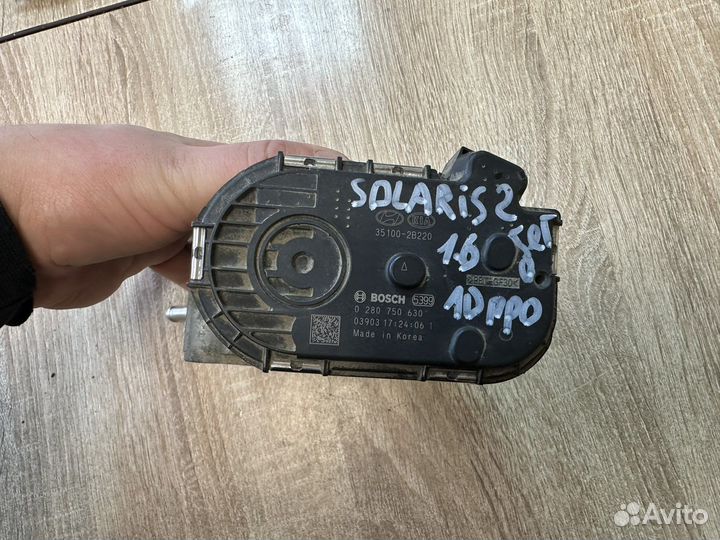 Дроссельная заслонка Hyundai Solaris 2 G4FG