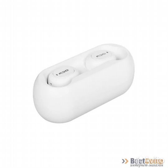 Беспроводные наушники с микрофоном QCY-T1C белый