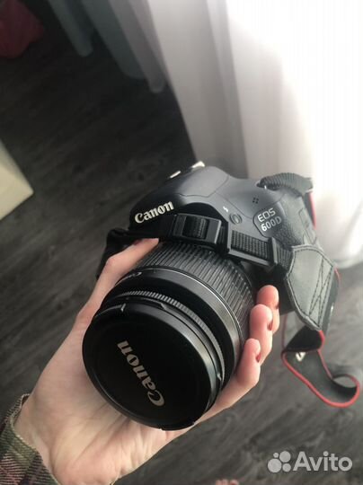 Canon eos 600d с объективом 18—55 mm