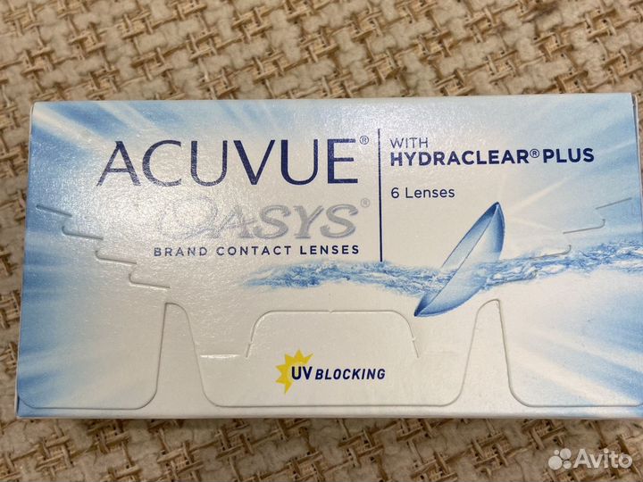 Линзы контактные acuvue -4,75 и -5,0