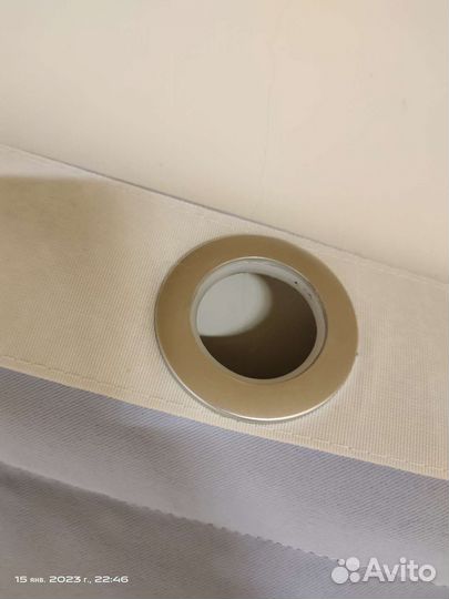 Штора на люверсах