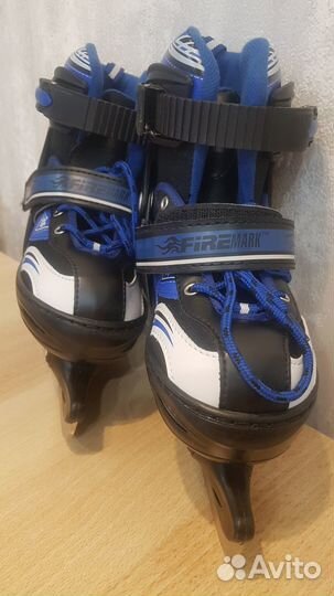 Коньки хоккейные раздвижные 34-37