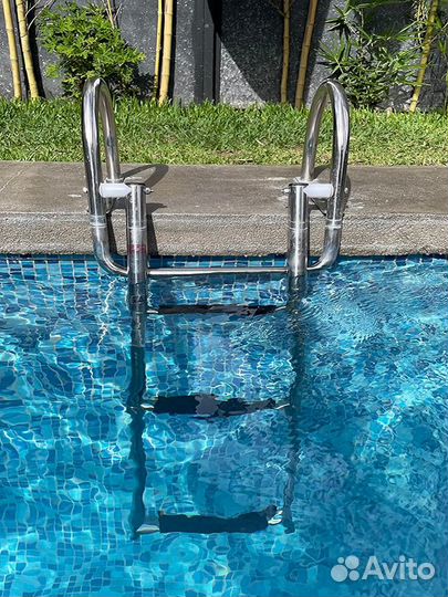 Трап лестница с поручнями для катера лодки бассейн