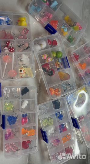 Серьги бижутерия