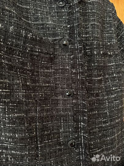 Платье твидовое