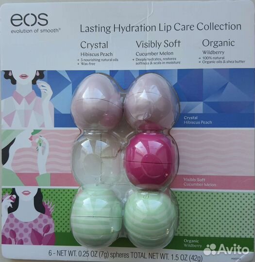 EOS бальзам для губ, оригинал