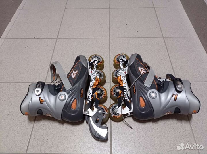 Ролики, роликовые коньки мужские 43 почти новые