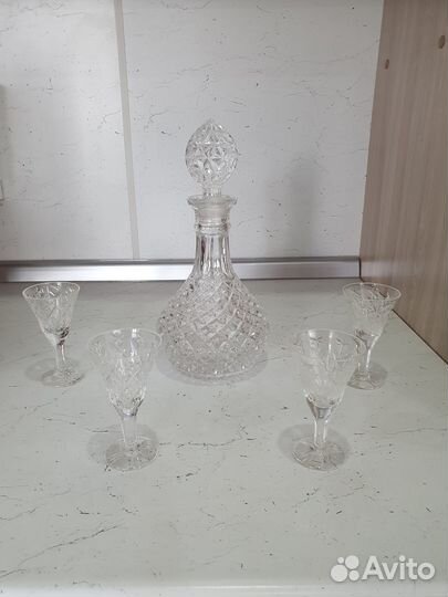 Графин хрустальный Bohemia Чехословакия