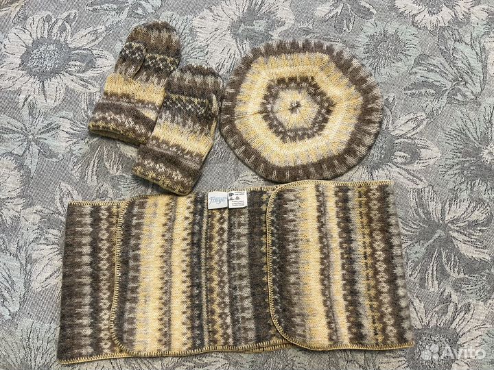 Freyja комплект (шарф, берет, варежки)