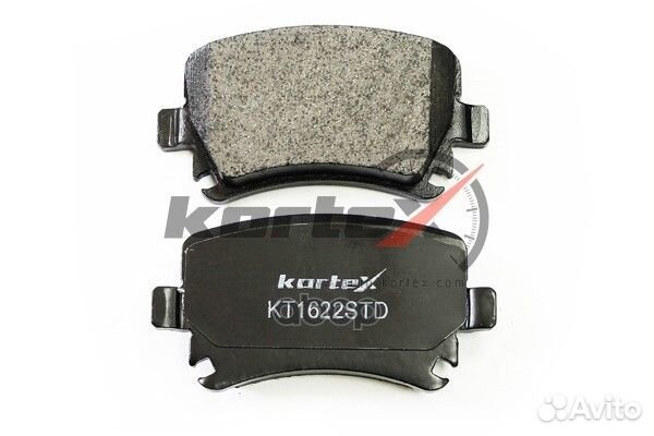 Колодки торм. задн.к-т KT1622STD kortex