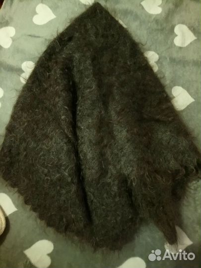 Пуховый платок/Носки вязаные