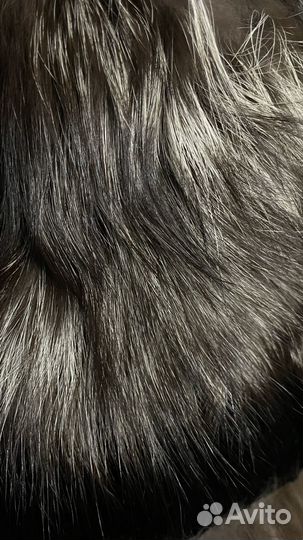 Шуба, полушубок чернобурка