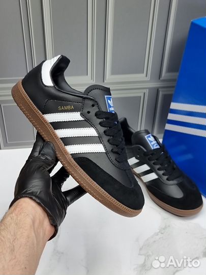 Кеды adidas samba vegan black