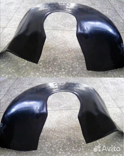 Защита арок на Шевроле Ланос комплект