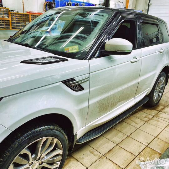Пороги подножки Range Rover Sport