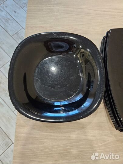 Тарелки чёрные Luminarc