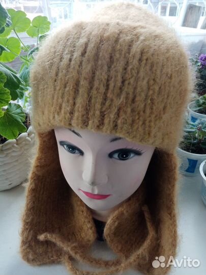 Шапка ушанка женская