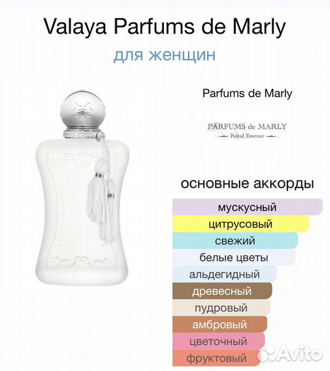 Parfums DE Marly Valaya 3ml распив/отливант