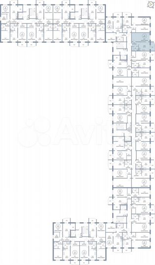 1-к. квартира, 52,7 м², 6/7 эт.