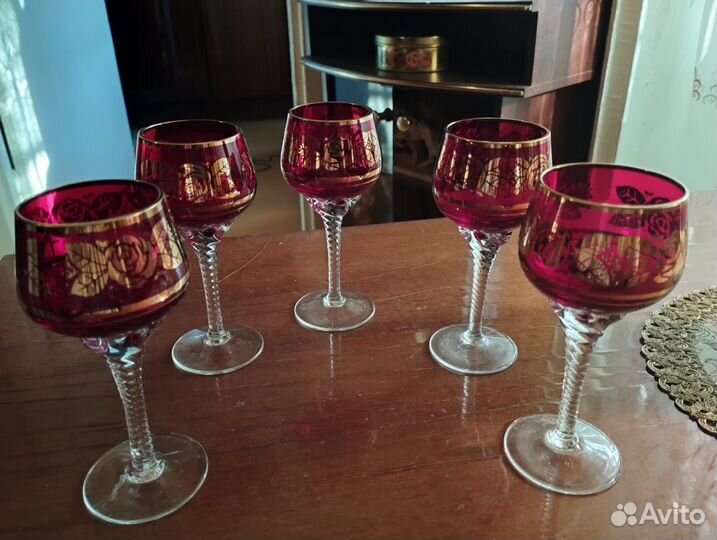 Бокалы Богемия 5 шт