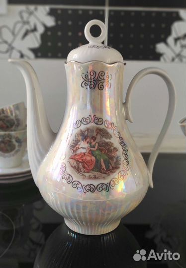 Чайный сервиз Мадонна гдр 6 персон