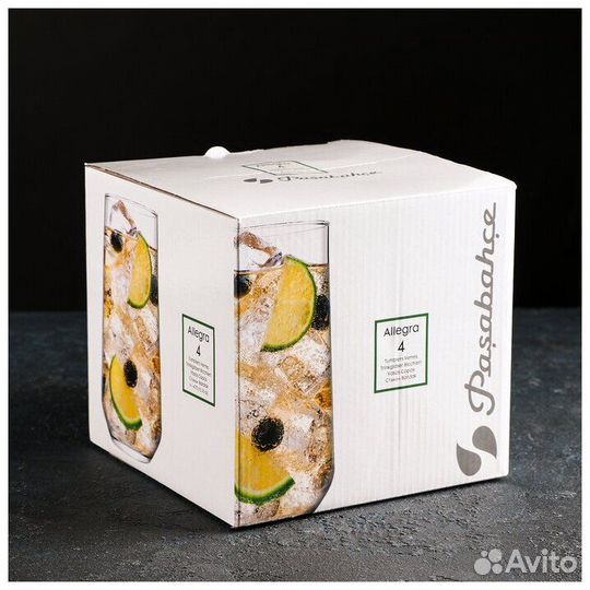 Набор стаканов Pasabahce Allegra, 470 мл, 4 шт