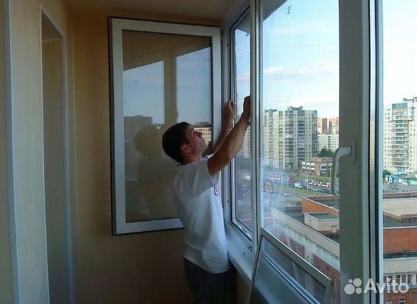 Остекление окон и балконов пвх