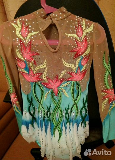 Купальник д/выступлений худ. гимнастика р.118-135