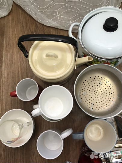 Сковородки, чайник 3 л Советский