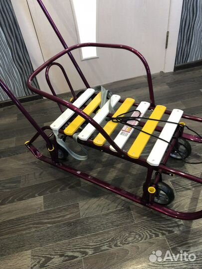 Санки с колесами