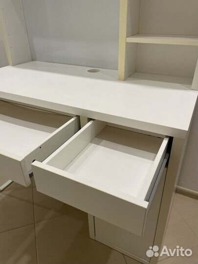 Детский письменный стол с надстройкой икеа Микке